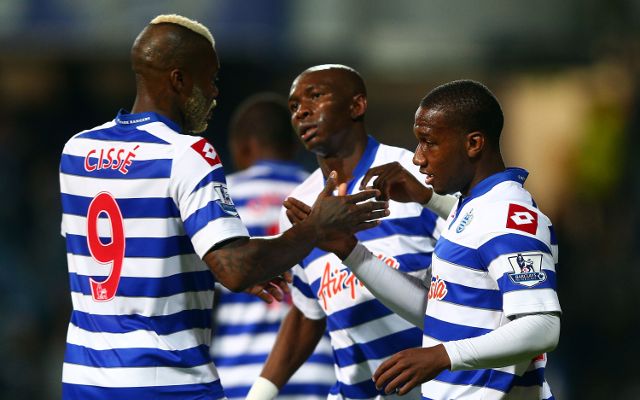 QPR Djibril Cisse + Junior Hoilett