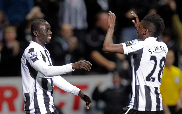 Newcastle United Papiss Cisse + Sammy Ameobi