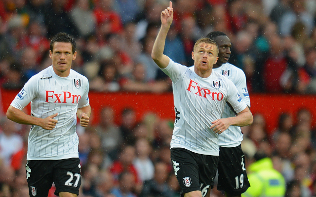 Fulham Sascha Riether + Damien Duff + Mahamadou Diarra