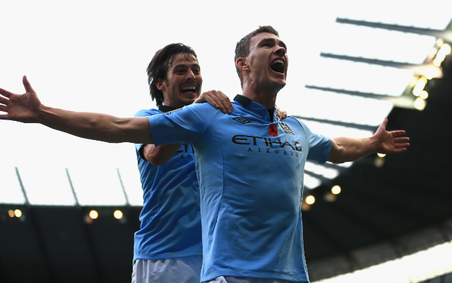 Manchester City boss slaps £17.4m price tag on striker Edin Dzeko