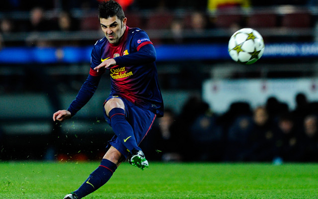 Arsenal and Tottenham interested in Barcelona striker David Villa