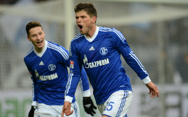 Schalke 04 Julian Draxler + Klaas-Jan Huntelaar