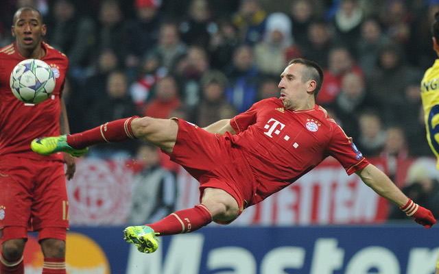 (Video) Bayern Munich’s Franck Ribery scores amazing volley golazo in Monchengladbach friendly