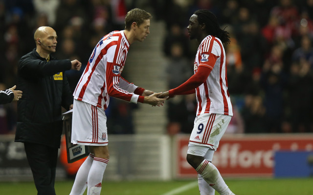 Peter Crouch Kenwyne Jones Stoke City