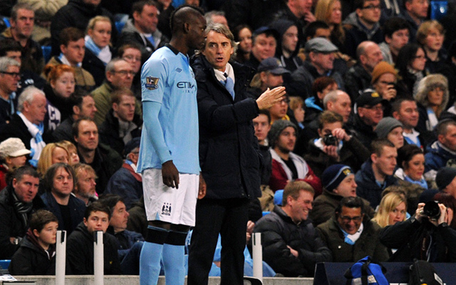 AC Milan striker Mario Balotelli hails Roberto Mancini impact