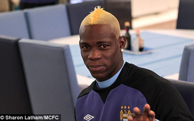 Private: Balotelli brings blond bombshell to training