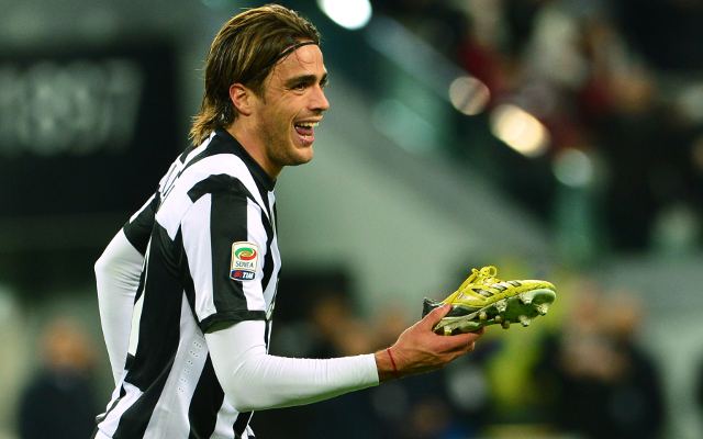 (Video) Pavel Neved amazed as Alessandro Matri scores with his sock for Juventus
