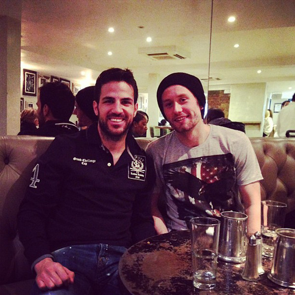 Cesc Fabregas + Tomas Rosicky Arsenal Barcelona