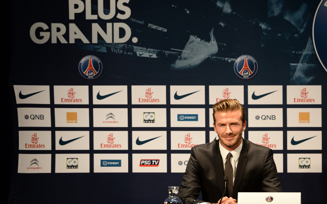 (Video) ‘Beckham can help us with his quality’, says PSG coach Carlo Ancelotti