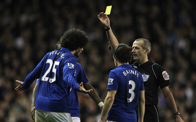 Everton’s Marouane Fellaini says he is targeted by ‘frightened’ referees because of his big hair