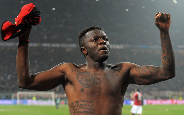 (Video) Sulley Muntari’s precision volley for AC Milan against Barcelona