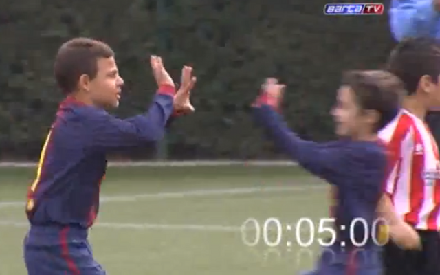 (Video) Barcelona youngster scores after just 5 seconds