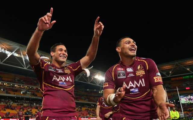 Ben Te'o Justin Hodges Queensland Maroons