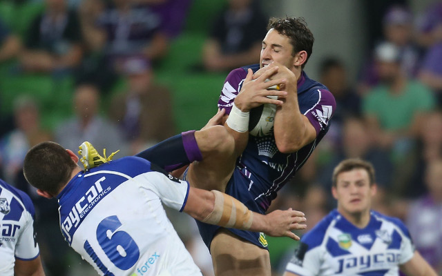 (Video) Melbourne Storm’s Billy Slater avoids suspension for mid-air kick