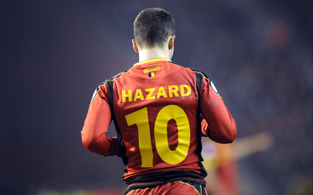 (Video) Chelsea ace Eden Hazard breaks camera whilst messing about with Manchester United star