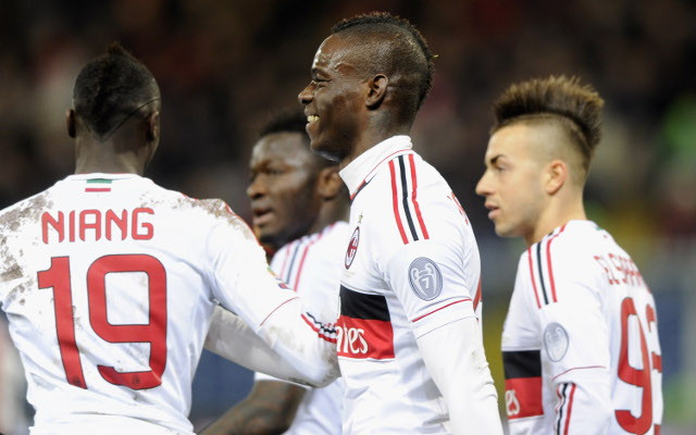 Mario Balotelli Niang El Shaarawy AC Milan