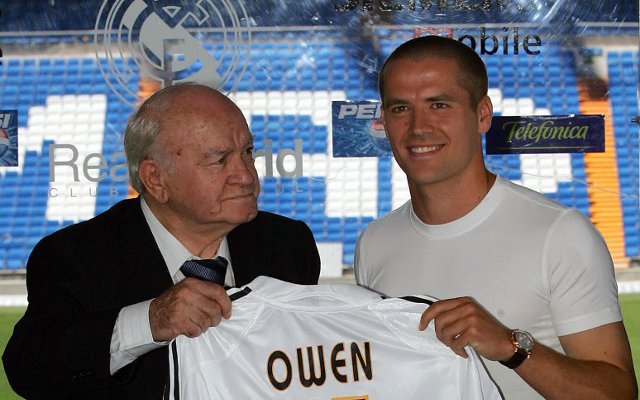 Michael Owen Real Madrid
