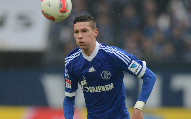 Private: (Image) Schalke starlet & Arsenal target Julian Draxler poses with Chelsea shirt