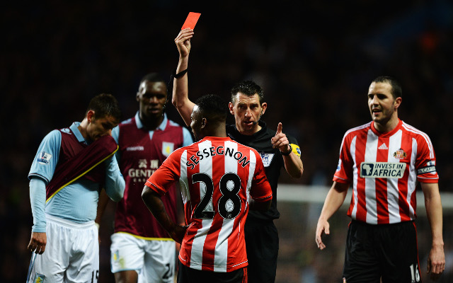 Sunderland appeal Sessegnon’s red card at Aston Villa