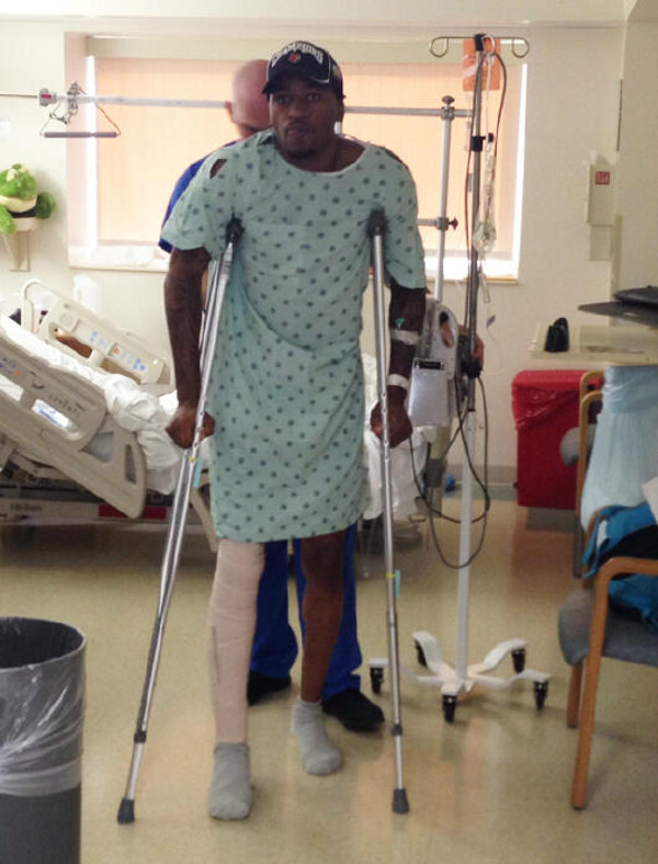 kevin ware crutches