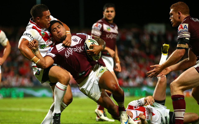 Manly Sea Eagles break their Dragons hoodoo in scrappy contest