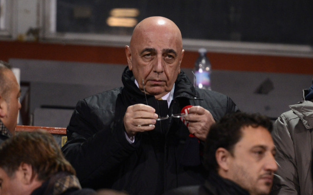 AC Milan vice-president Adriano Galliani addresses potential exodus