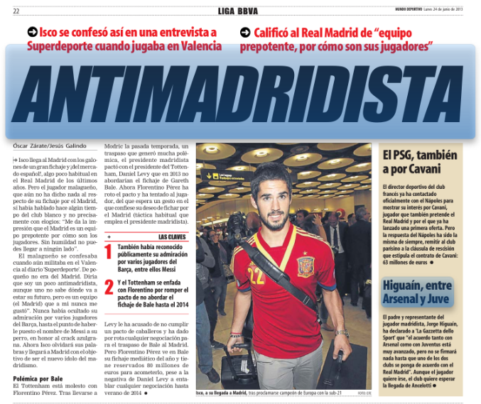 Isco Antimadridista