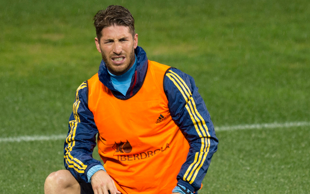 (GIF) Real Madrid star Sergio Ramos misses penalty for Spain against Brazil