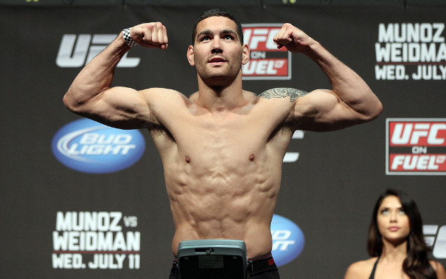 (Video) Chris Weidman gets in Anderson Silva’s face at UFC 162 weigh-in
