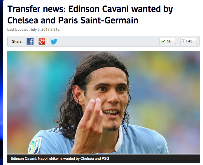 Edinson Cavani screenshot