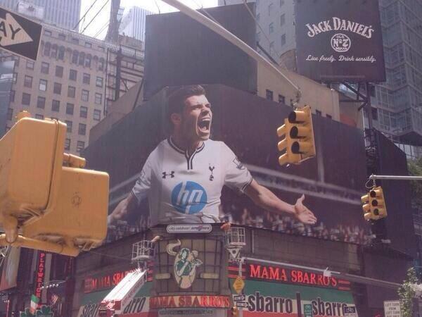 Gareth Bale billboard