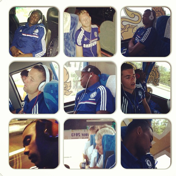 essien teammates sleeping