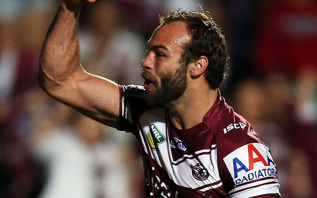 (Video) Manly Sea Eagles star Brett Stewart produces one of the most bizarre sporting celebrations you’ll ever see