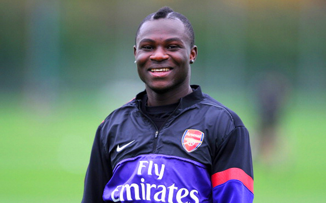 (Image) Frimpong celebrates Giroud’s Arsenal goal with naked picture of the Frenchman