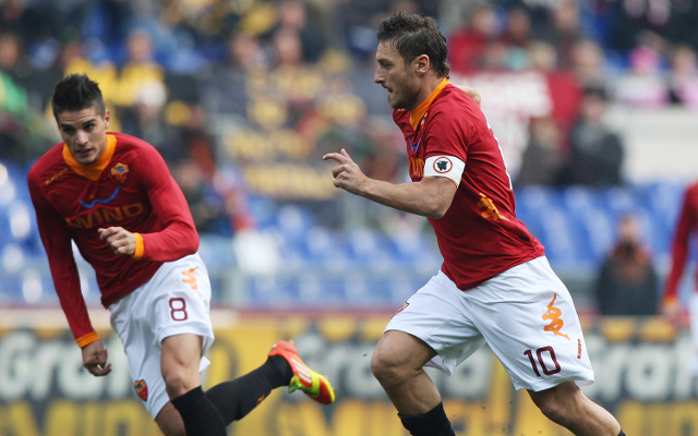 Francesco Totti Erik Lamela Roma