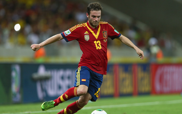 (Image) Chelsea star Juan Mata receives unbelievable support on Spain duty