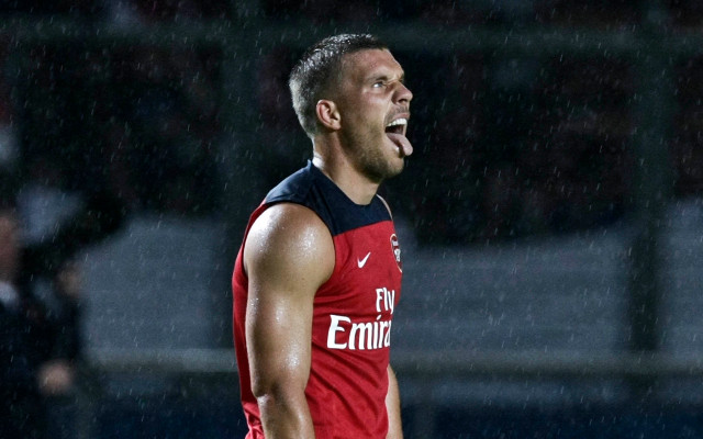 (Video) Arsenal’s Lukas Podolski posts crazy #AHA Instagram video!