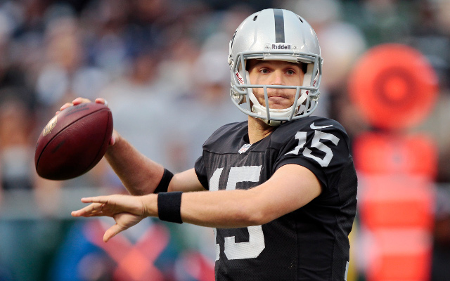 Oakland Raiders admit they have quarterback issues