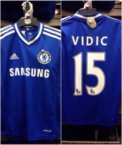 Nemanja Vidic Chelsea shirt