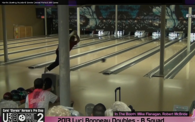 (Video) Ten pin bolwer’s perfect 300 game ruined by freak accident