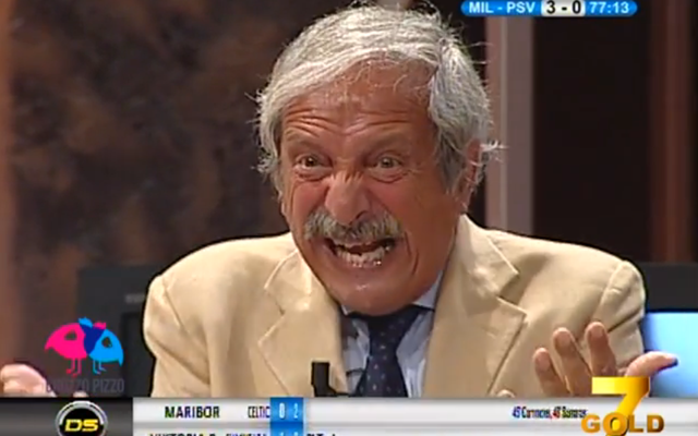 (Video) Tiziano Crudeli (that bloke from the Ladbrokes commercials) loses it during AC Milan vs PSV