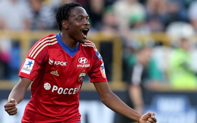 Nigeria winger Ahmed Musa hits goalscoring stride for CSKA Moscow