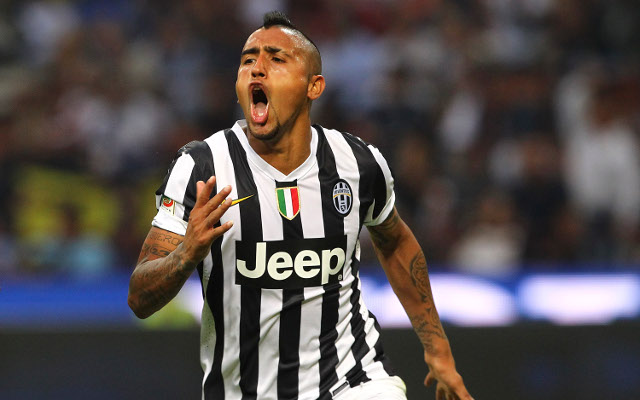 Juventus star Arturo Vidal gives Manchester United hope