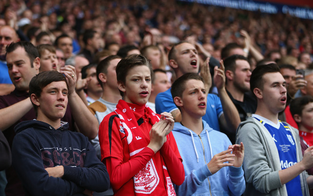 Cardiff City supporters