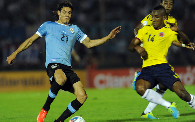 PSG star Edinson Cavani on target as Uruguay record crucial win over Colombia