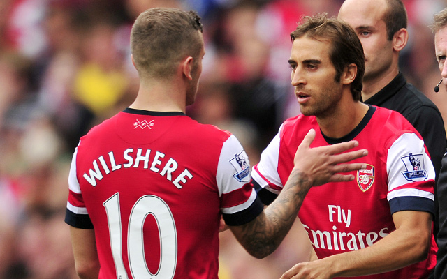 Jack Wilshere Mathieu Flamini Arsenal