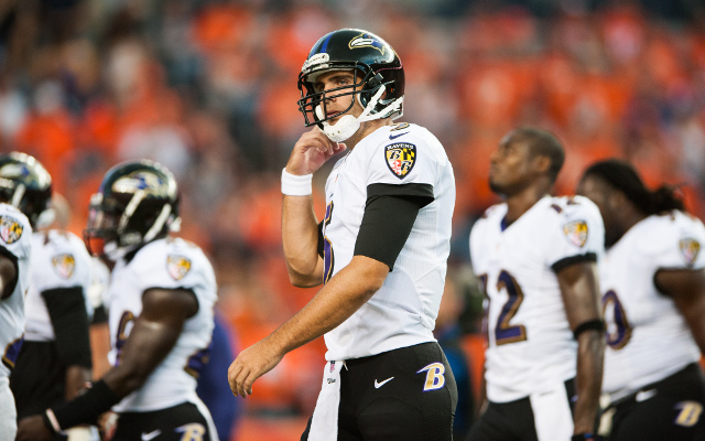 Joe Flacco admits to struggling to adapt to new faces in offence