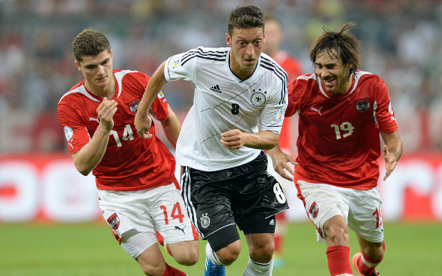 (Video) Arsenal new boy Mesut Ozil stars as Germany beat Austria in World Cup qualifying