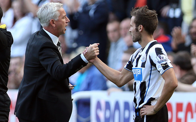 Alan Pardew Yohan Cabaye Newcastle United