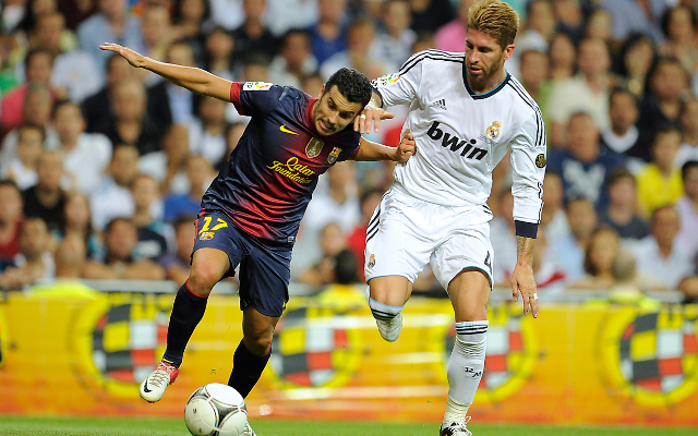 Sergio Ramos Real Madrid Pedro Rodriguez FC Barcelona